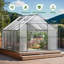 Serre en polycarbonate avec toit ventilé 10 x 10 pi-112387364