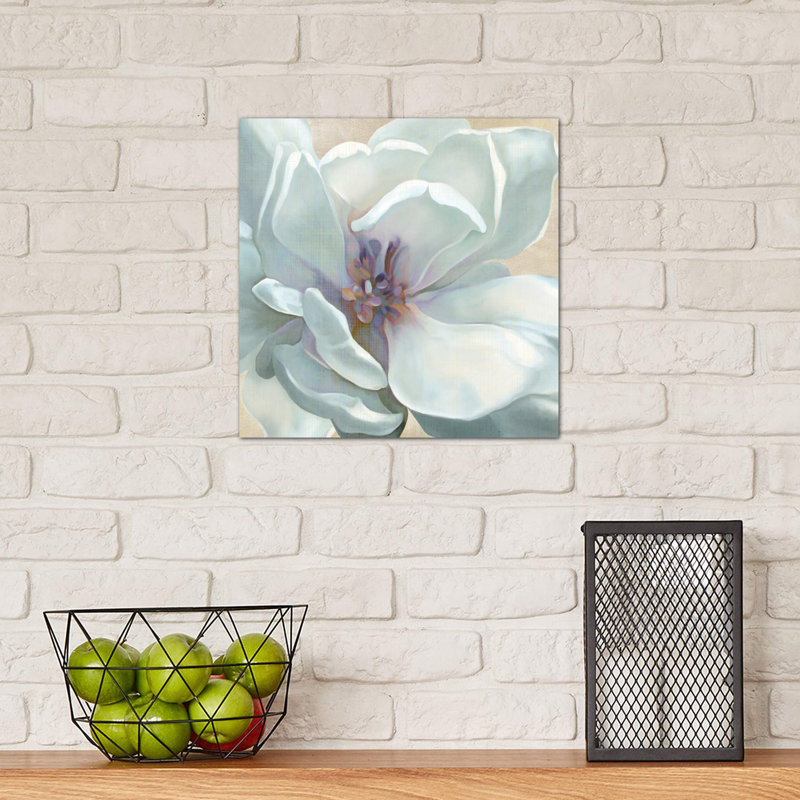 Iridescent Bloom I by Carol Robinson - Painting on Canvas, 30.48 cm H x 30.48 cm W, Wrapped Canvas