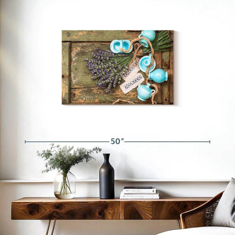 Harnek Rustic Lavender, 20" H x 30" W