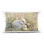 Coussin décoratif rose à motif de nœuds roses, par Petal Prints Design-121373395