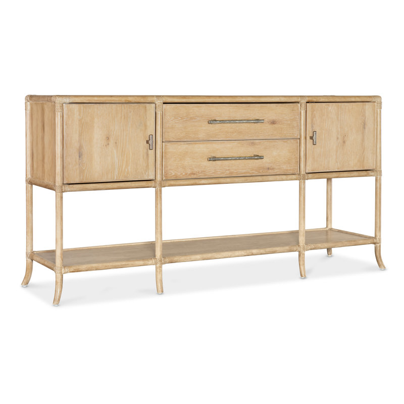 Retreat 70'' Beige Oak and Maple Sideboard