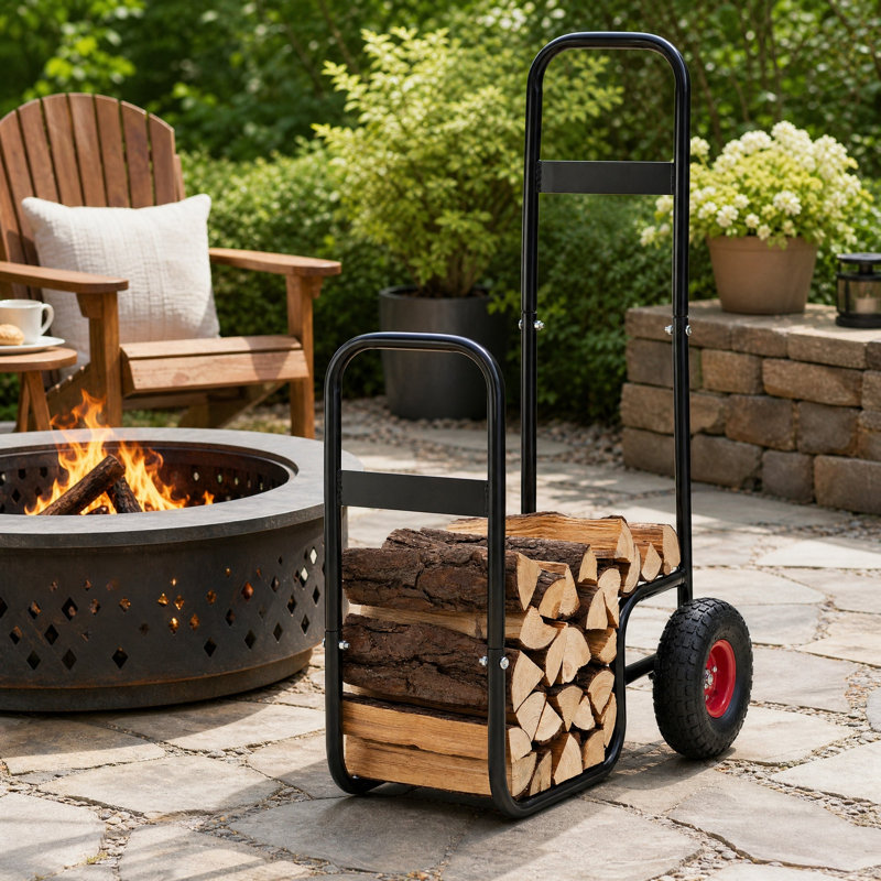 20'' W Steel Log Rack
