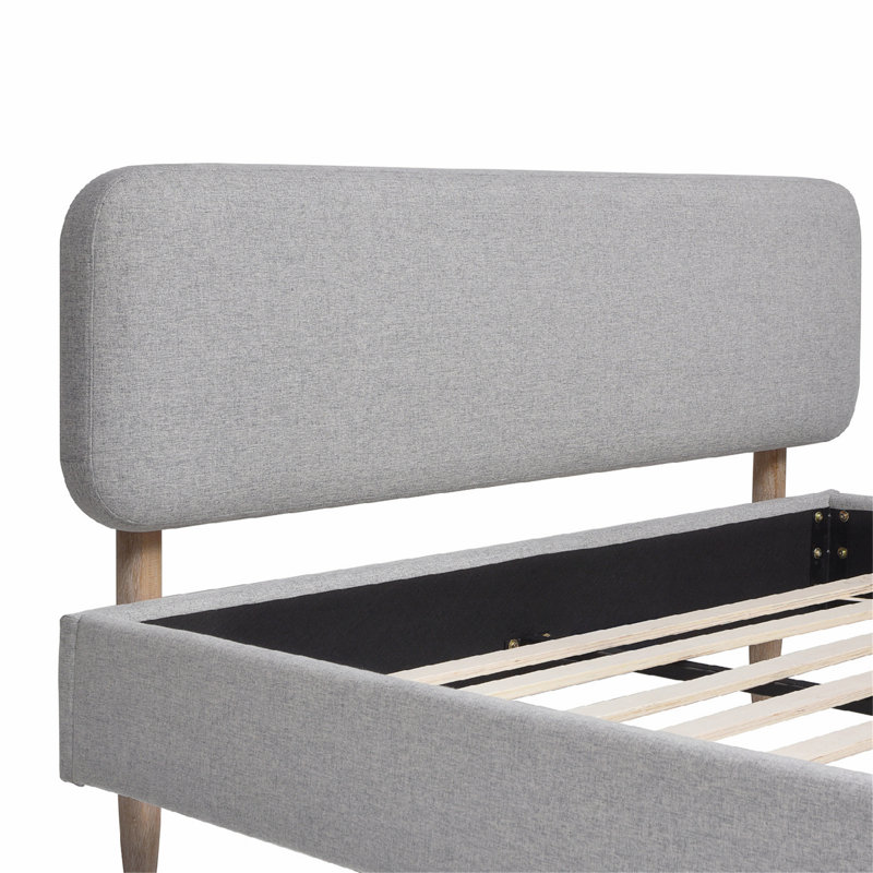 Compass Upholstered Platform Bed, Queen