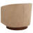 Bennett Faux Leather Swivel Barrel Chair-115700655