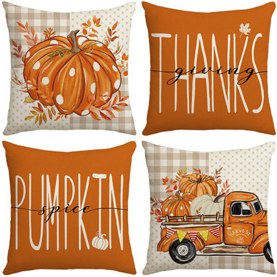 Autumn Throw Pillow Covers 18X18inch
