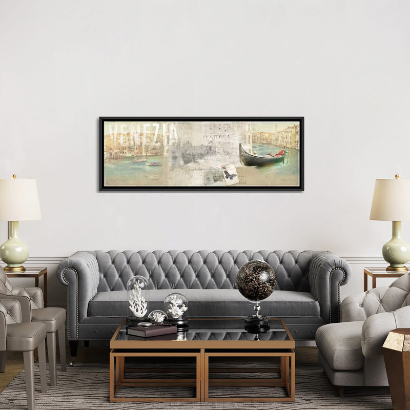 " Ornate " by PI Studio, 20" H x 60" W x 1.5" D, Wrapped Canvas