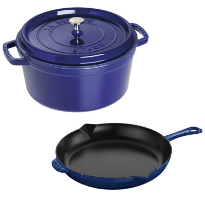 Staub 3 Pieces Cast Iron Cookware Set