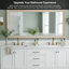 Meuble-lavabo 72 po, meuble-lavabo de salle de bain 72 po, comptoir autoportant avec 2 lavabos-808017472