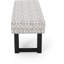 Banc en tissu Ashho Boho-Modern