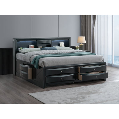 Lit double Marilla, noir
