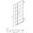 40"X72" Glass Shower Door In Matte Black With Pivot, Bathroom Elegance Pivot 40" W X 72" H Glass, Appealing Element