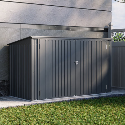 Outdoor Trash Bin Storage Shed