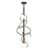 Olympus Vertical Pendant - Opal Glass