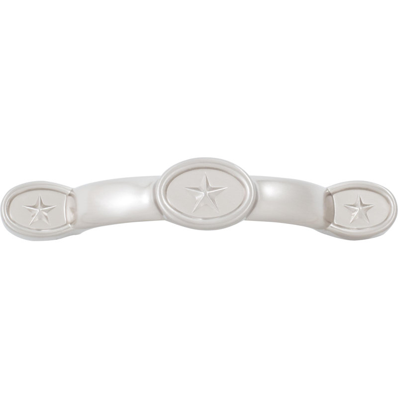 3" Center to Center Arch Pull, Satin Nickel