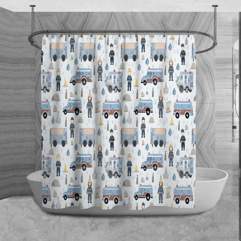 Rideau de douche Marialicia, H 73 po x l 70 po