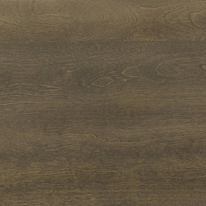 Tête de lit grand Live-Edge avec compartiments de table de chevet intégrés, foncé élégant et brun