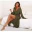 Rocklan Waffle Mid-Calf Bathrobe-1383528641-1383528649