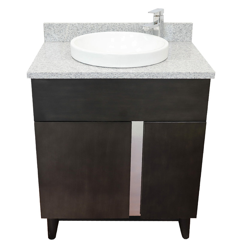 Ensemble de meuble-lavabo simple 31 po Galyon, Granite