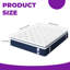Matelas hybride Hotel-Style, de taille moyenne / pleine / grand / très grand avec support à 5 zones et ressorts de refroidissement - sans fibre de verre, CertiPUR-US-1886871412