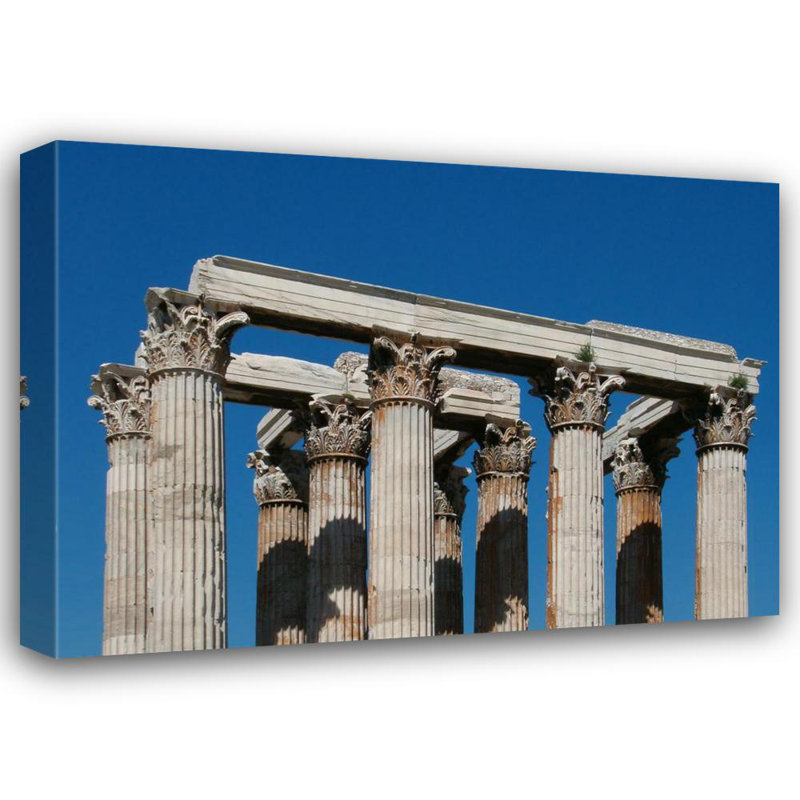 Temple of Olympian Zeus, Athens, 17" H x 24" W