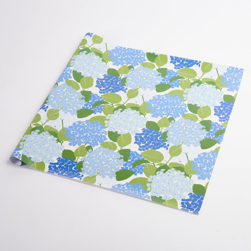 Papier cadeau hortensia