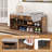 Shoe Bench Home Entryway Shoes Storage Bench w/ Padded Seat & Hidden Storage -1762104868