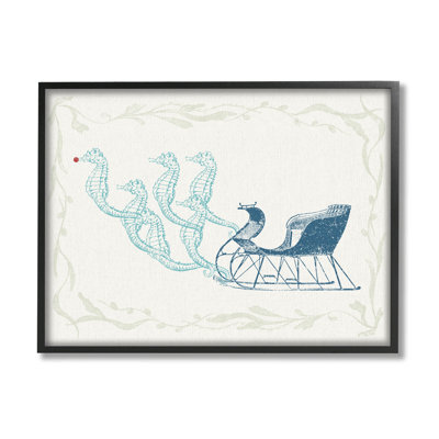 Hippocampe, traîneau nautique, Père Noël - 289