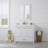 36.5'' Single Bathroom Vanity with Cultured Marble Top-1216499998