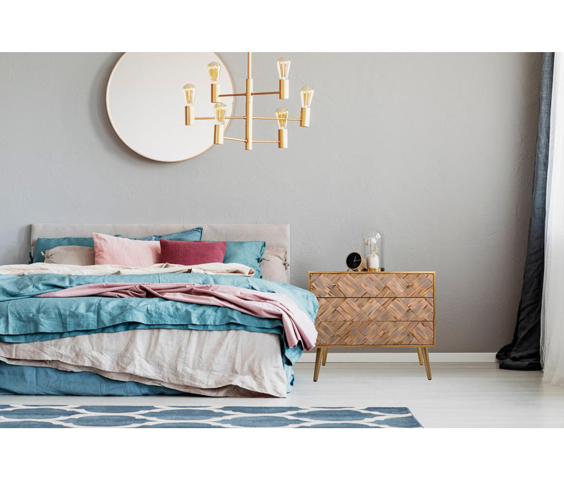 Mowbray 73cm W Bedside Table