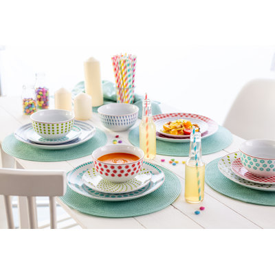 Biston 12 Piece Dinnerware Set, Service for 4