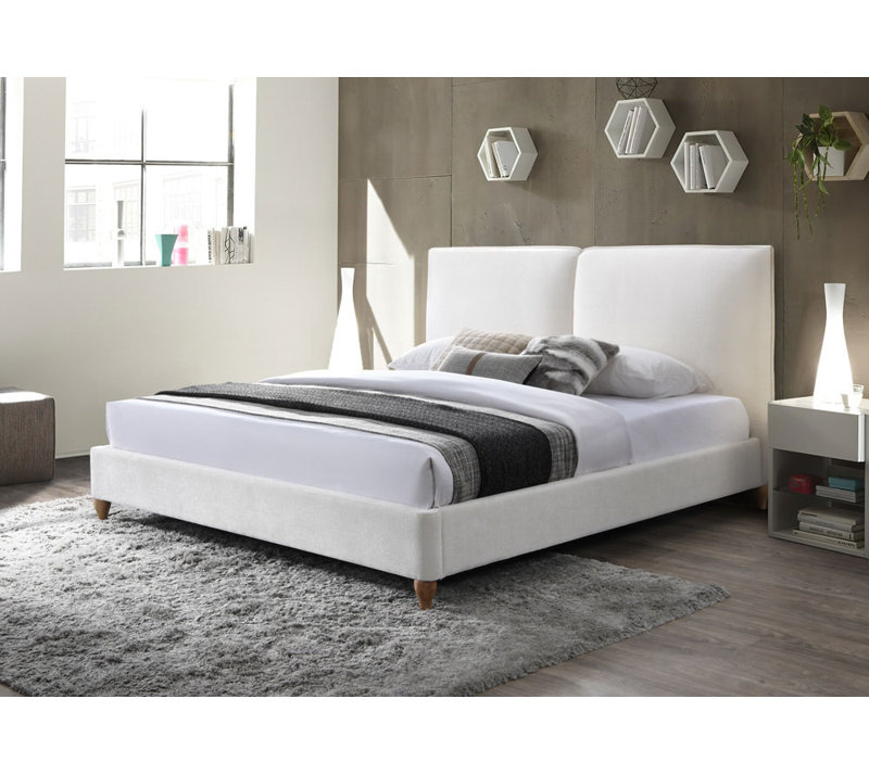 Sophianna Platform Queen Bed, Queen, Ivory/Natural
