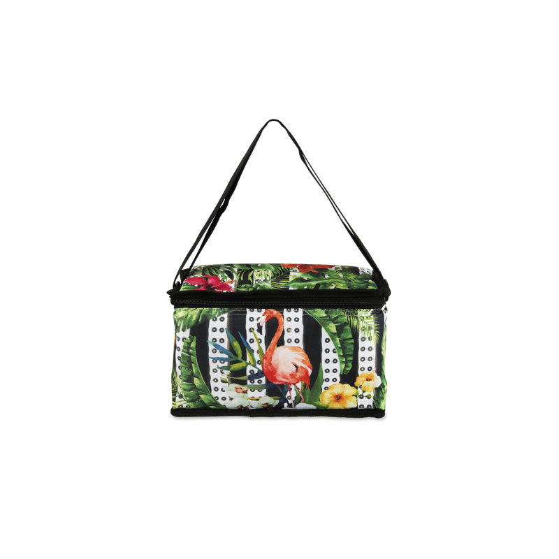 Excelsa picnic/lunch cooler bag Tropical Chic polyester 7 lt multicolor