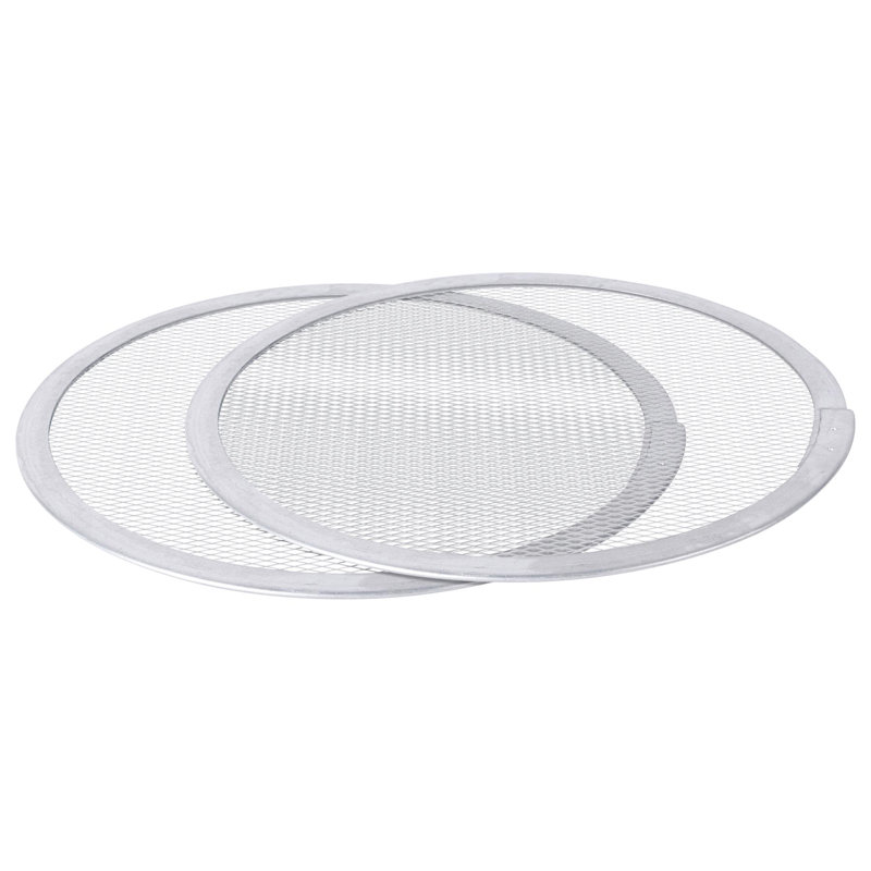 Argon Tableware - Non-Stick Aluminium Pizza Screens - Set of 2, 25cm L