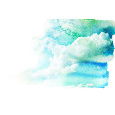 Sky With Cloud - Wrapped Canvas Painting