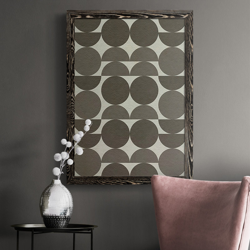 «Forcella Neutral Subtle Shift II», peinture sur toile encadrée, H 37,5 po x l 27,5 po x P 1 po, Noir