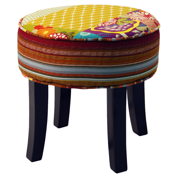 Grandview Solid Wood Accent Stool