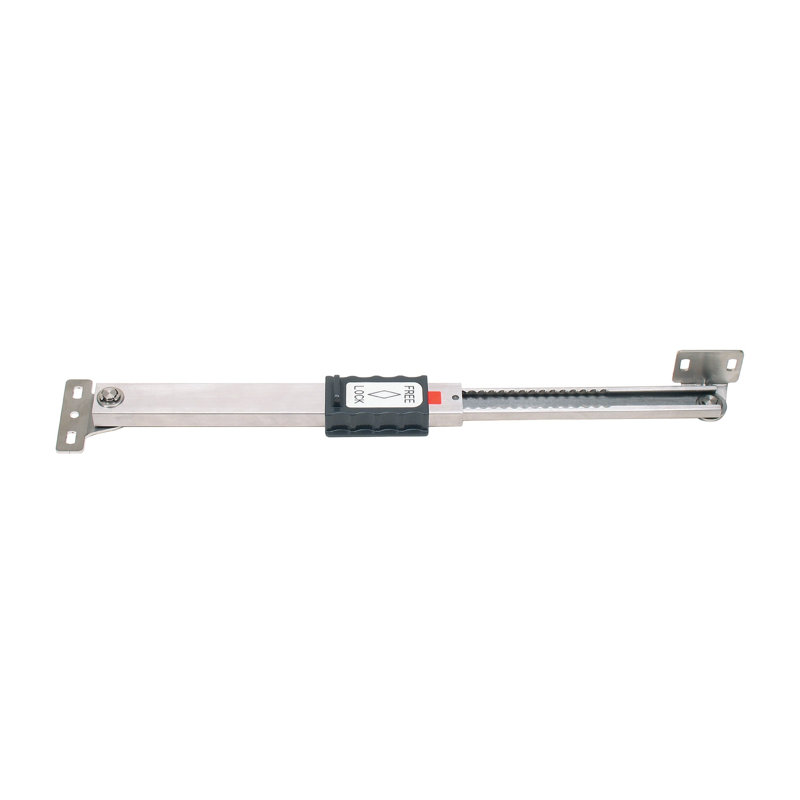 Sugatsune Multi-Angle Lid Stay with Lock, 14.72 in. - L-FS350A, Satin Finish