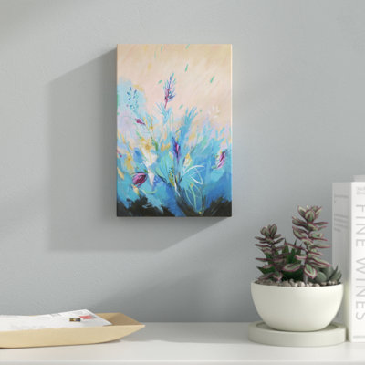 «Mixed Floral II», peinture sur toile