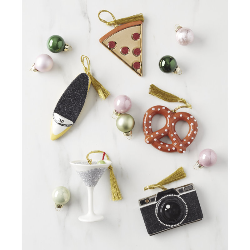2.4'' Porcelain Hanging Figurine Ornament