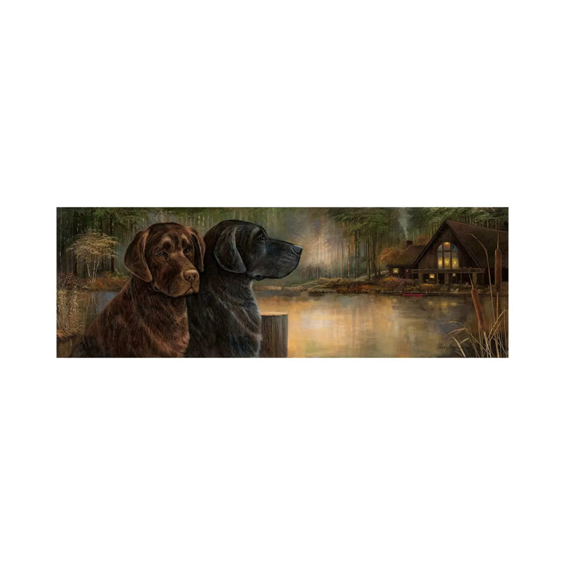 Loyal Companion by Ruane Manning - Wrapped Canvas Panoramic Gallery-Wrapped Canvas Giclée, 60.96 cm H x 182.88 cm W
