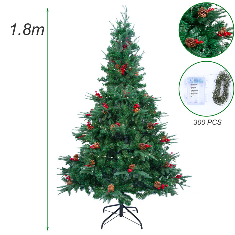 The Holiday Aisle® Artificial Mini Christmas Trees, 43PCS Mini