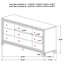  Commode 9 tiroirs Esat - blanc