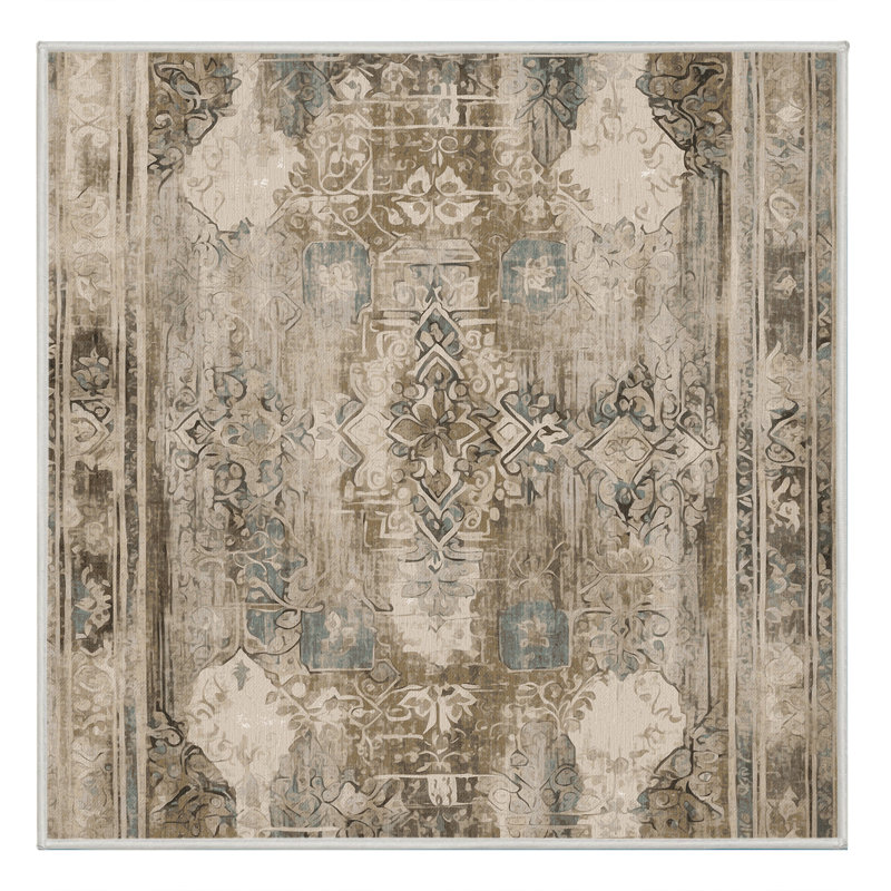 Classic Revival Rug, Square 3'