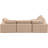 Hulene Velvet L-Shaped Sectional Reversible-87141392