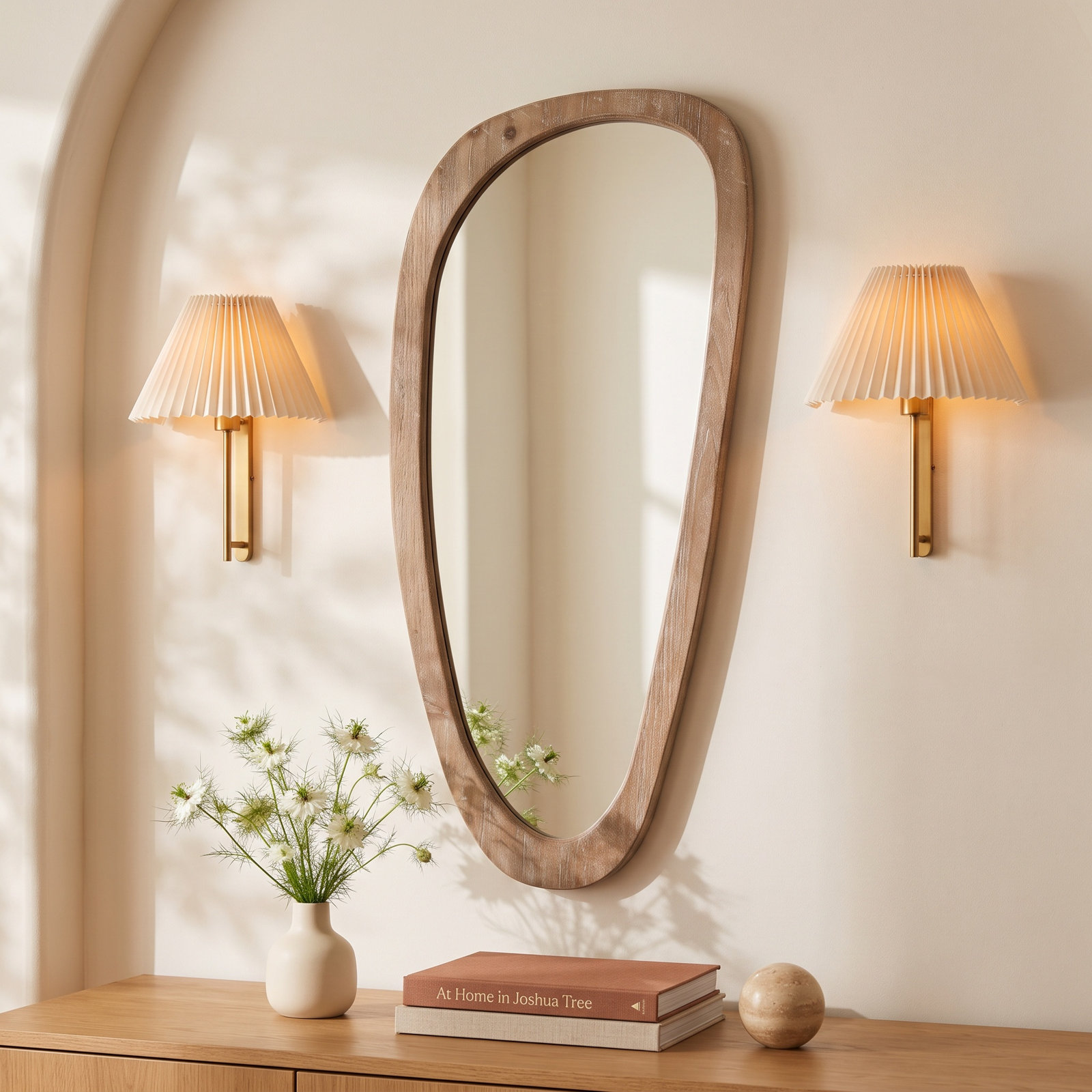 Neptune Egg Shaped Mirror