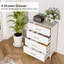 Commode de chambre 31,5 po à 4 tiroirs en métal pour commode de chambre-870557862