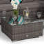 Villatoro Grey Rattan 2 X 3 Seat Sofa + 2 X Armchairs & 2 X Square Coffee Table, Outdoor Patio Garden Furniture