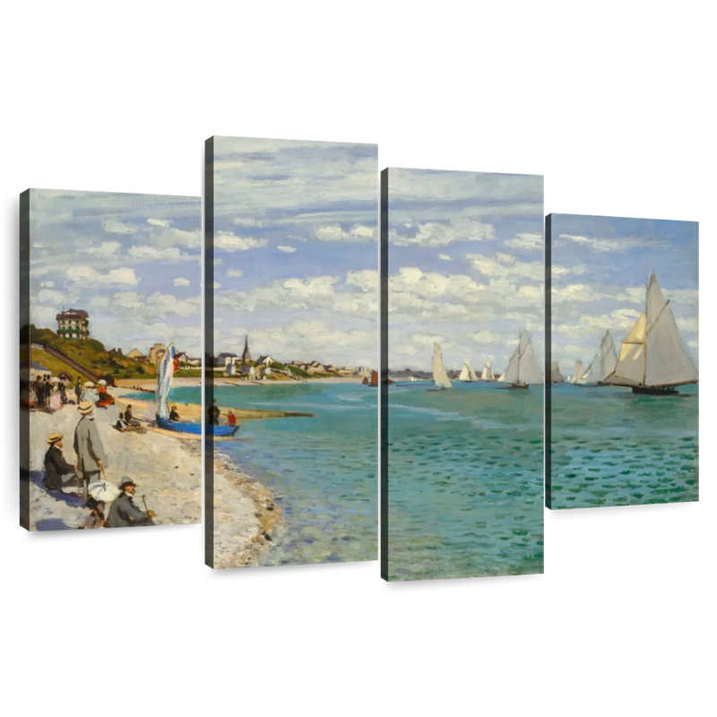 Régate Alvord à Sainte-Adresse 1867, H 32 po x l 52 po
