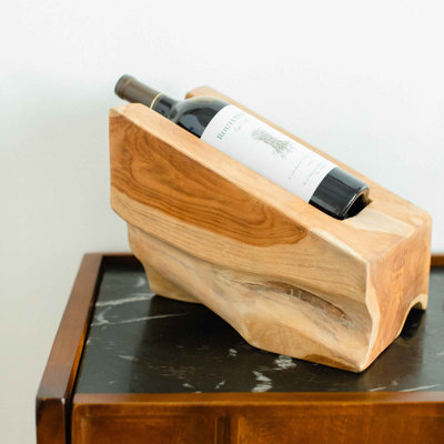 Loredana Tabletop Wine Bottle Rack in Golden