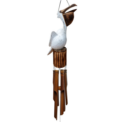 Carillon en bambou Nsonowa Galvin Pelican Carving